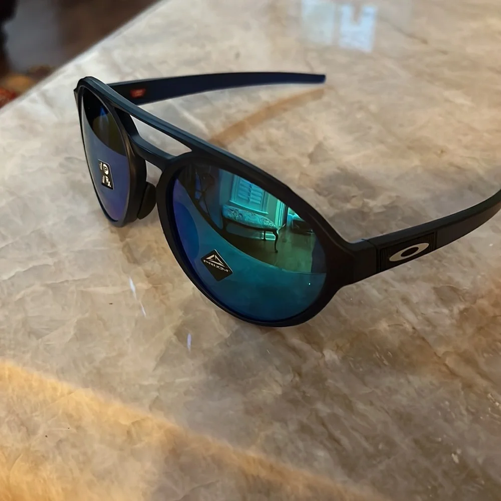 Oakley Forager 58mm Matte Frame Prizm Sapphire Polarized Lenses - New in…